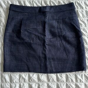 J. Crew Navy Blue Skirt